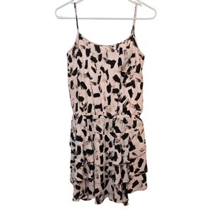 Banana Republic Pink Abstract Mini Dress Size XS